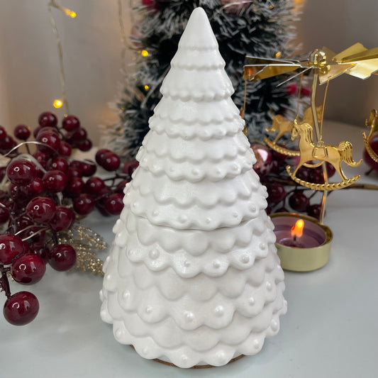Tannenbaum Perlmutt mit Kerzensand