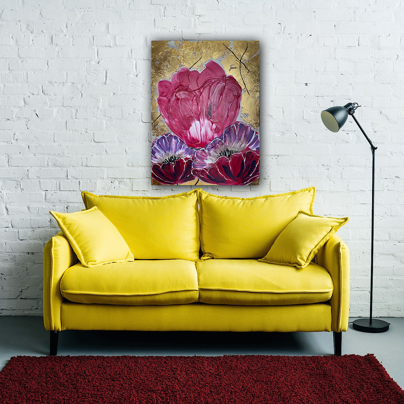 Acrylbild Tulpenzauber