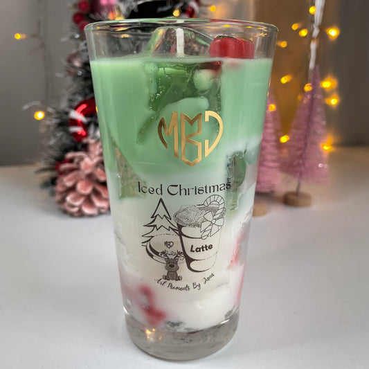 Iced Christmas Latte Duftkerze