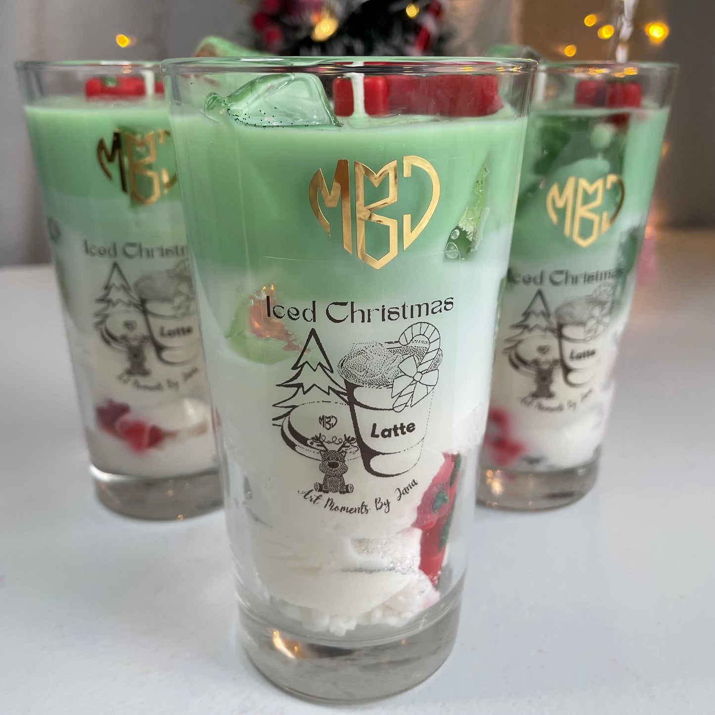 Iced Christmas Latte Duftkerze