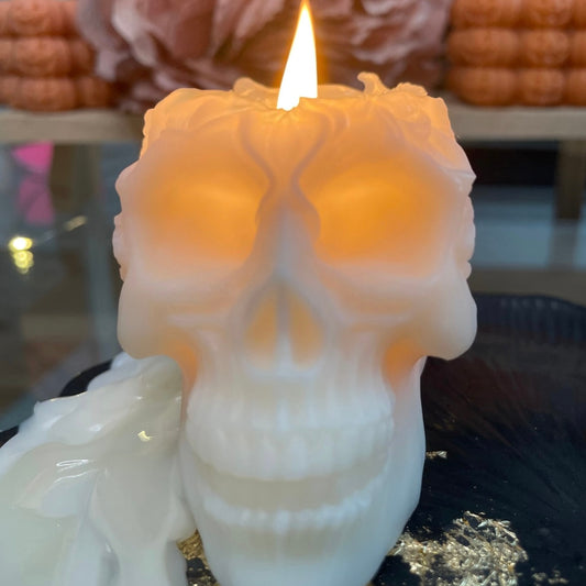 Skullfire Halloweenkerze