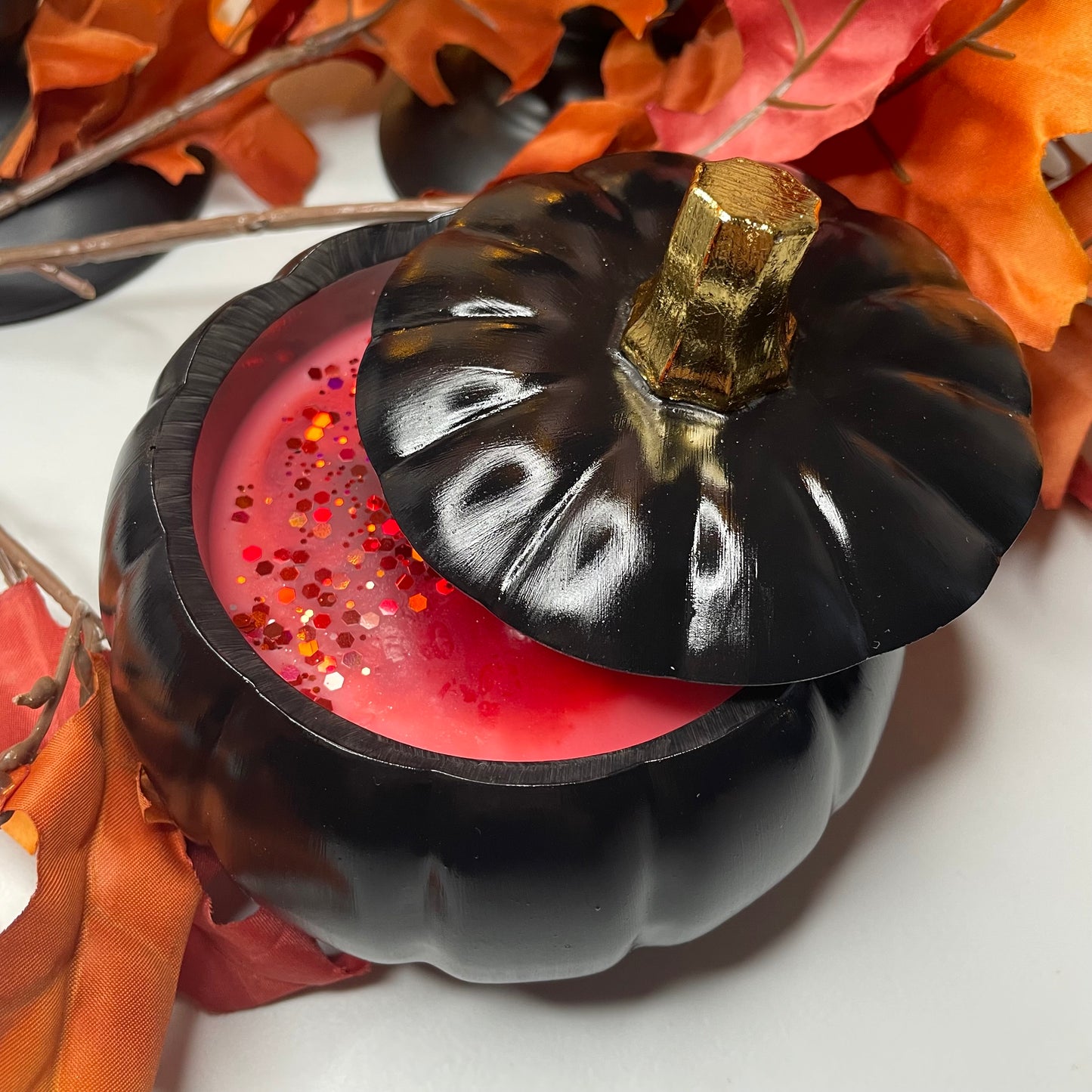 Black & Red Pumpkin Duftkerze