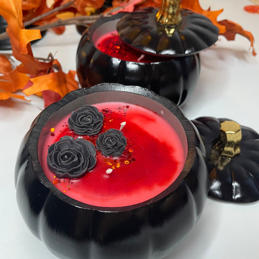 Black & Red Pumpkin Duftkerze