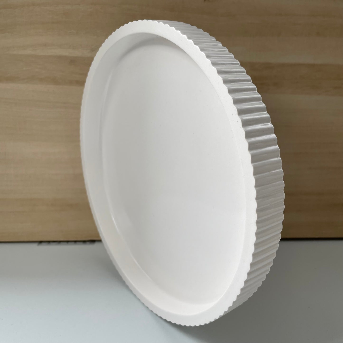 Tablett Weiße Eleganz