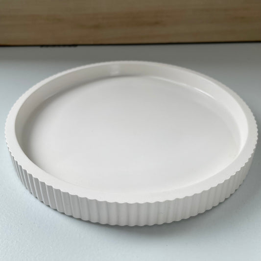 Tablett Weiße Eleganz