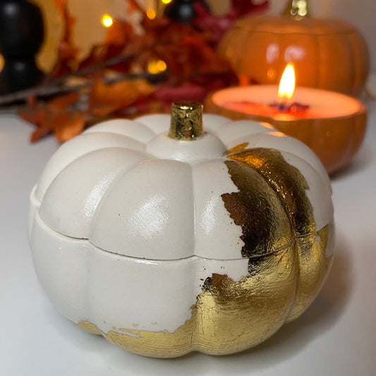 Golden Autumn Pumpkin Duftkerze