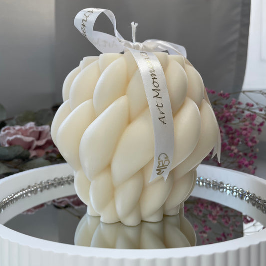 Knotenkerze XL Twisted Light