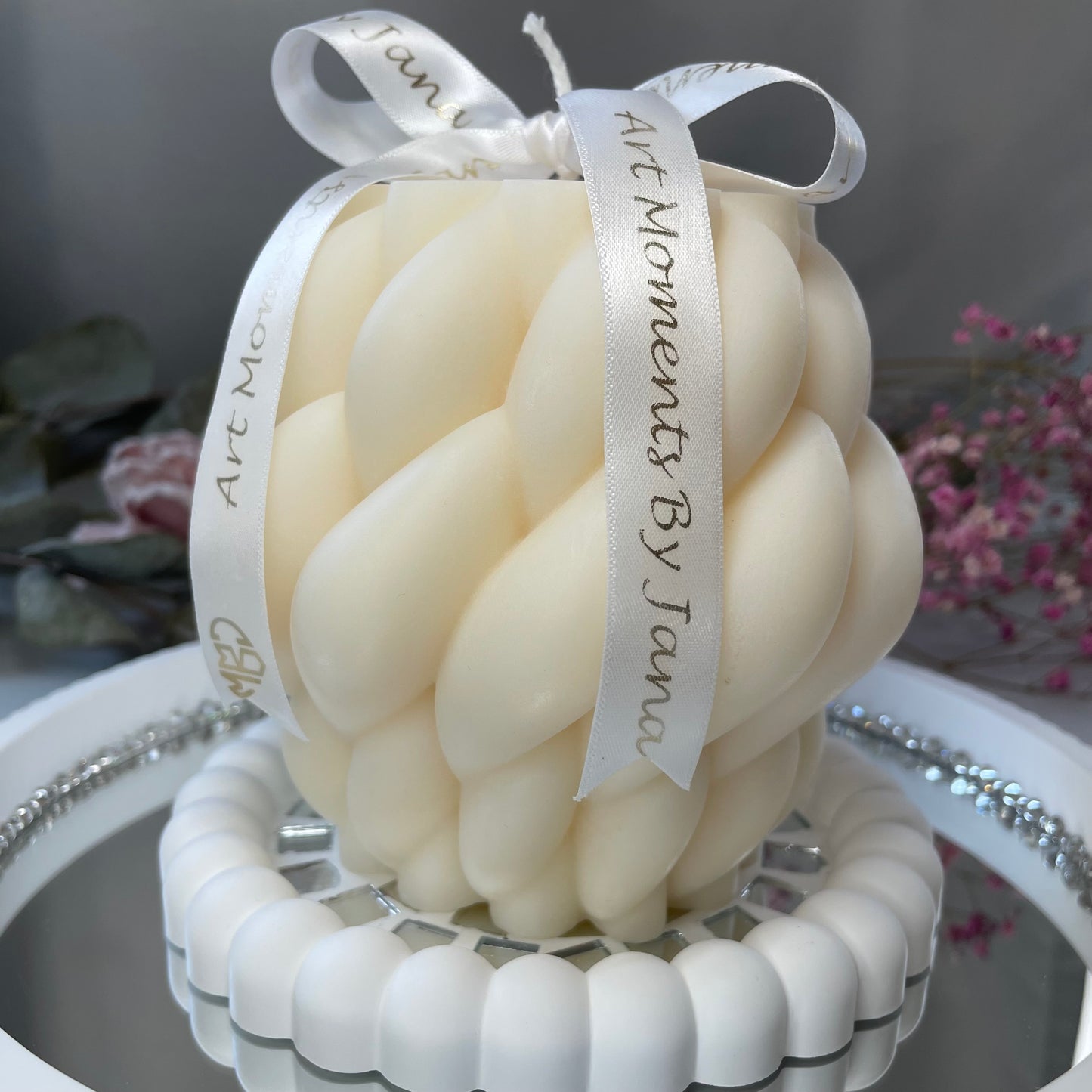 Knotenkerze XL Twisted Light