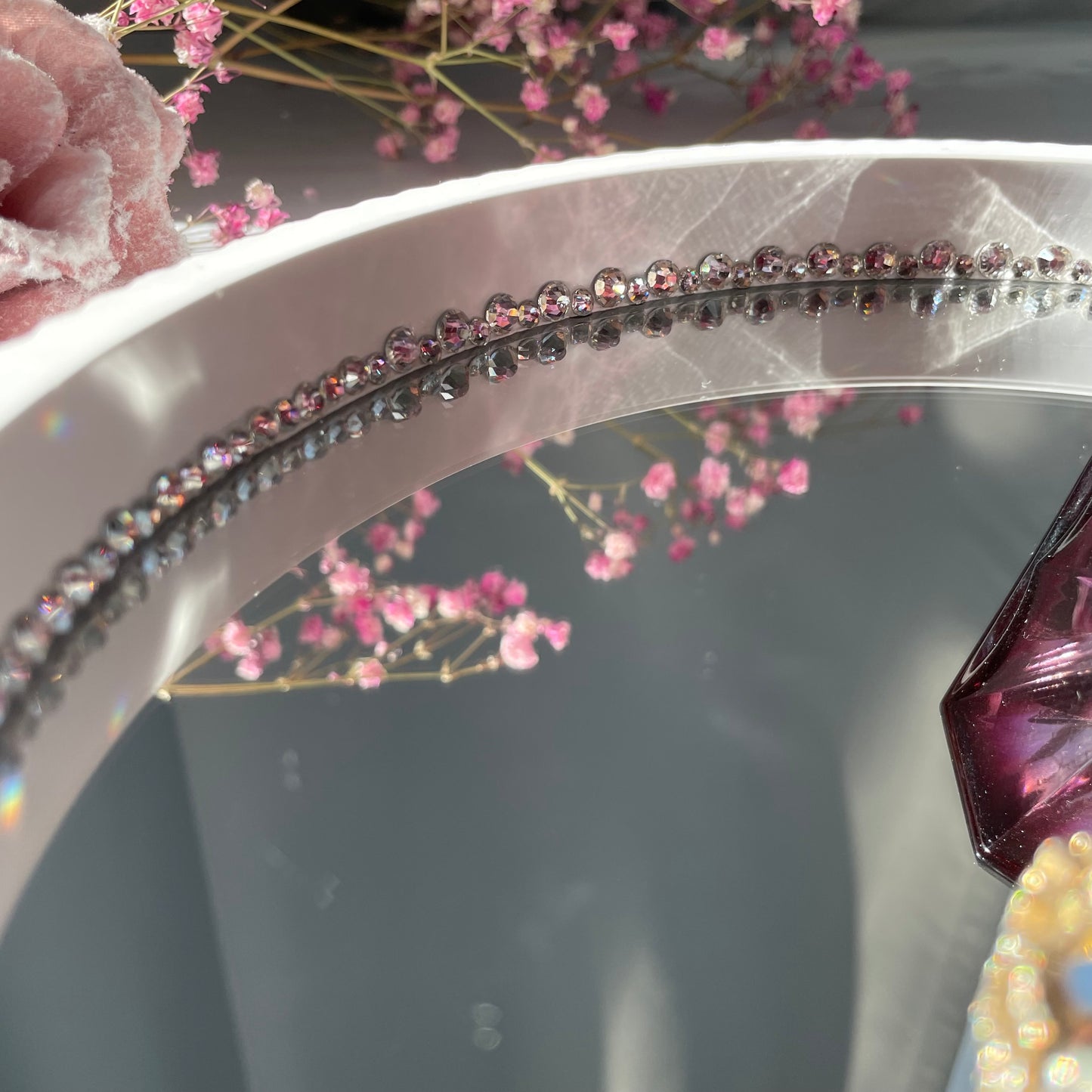 Tablett Glamour Mirror